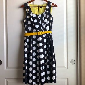 East 5th Sleeveless Polkadot Dress